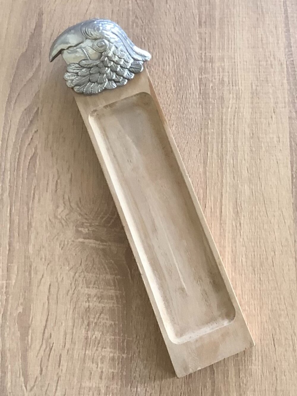 Parrot cheese board cracker charcuterie serving tray Arthur Court